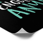 誕生日おもしろい引用文十分に若い ポスター (角)