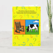 誕生日おもしろい謎 カード (正面)