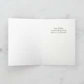 誕生日おもしろい顔 カード (内部)