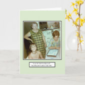 誕生日おもしろい カード (黄色い花)