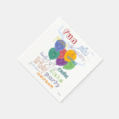 誕生日おもしろい スタンダードカクテルナプキン (角)