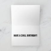 誕生日おもしろい・チルガイ用カード カード (内部)