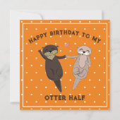 誕生日おもしろい、ハッピーバースデー シーズンカード (正面)