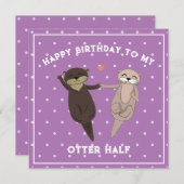 誕生日おもしろい、ハッピーバースデー シーズンカード (正面/裏面)