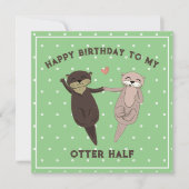 誕生日おもしろい、ハッピーバースデー シーズンカード (正面)