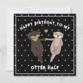 誕生日おもしろい、ハッピーバースデー シーズンカード (正面)