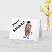 誕生日おもしろい – ポテトパーソントイ空白の- – マット カード (黄色い花)