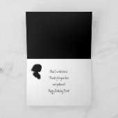 誕生日おもしろい「母のための詩のモミズム カード (内部)