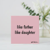 誕生日おもしろい&父の日に最適 シーズンカード (スタンド正面)