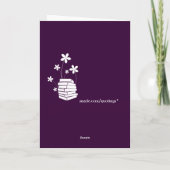 誕生日おもしろい:老後は必ず十遠くに年 カード (裏面)