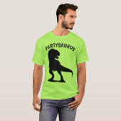 誕生日おもしろいTシャツ、パーティーSAURUS Tシャツ (正面フル)