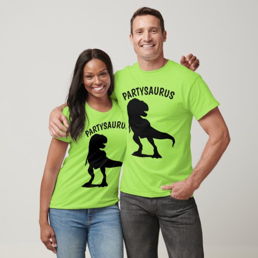 誕生日おもしろいTシャツ、パーティーSAURUS Tシャツ (ユニセックス)