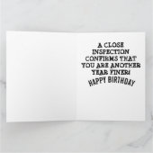 誕生日おもしろいYOU LOOK素晴らし虫カード カード (内部)