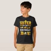 誕生日お兄さんの姉妹 建設現場 マッチング F Tシャツ (正面フル)