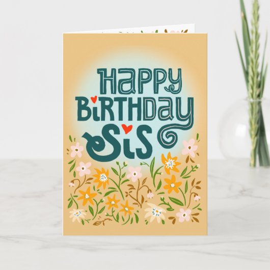 誕生日お姉さんのかわいい姉ちゃんフローラ1 カード (正面)