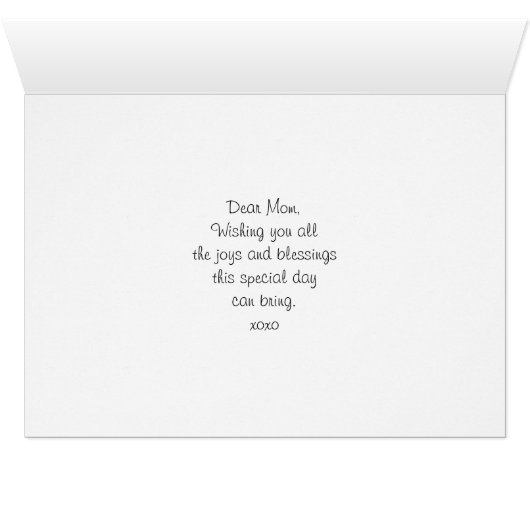 誕生日お母さん、Blue Jay at Bird Feeder (内部横(下))