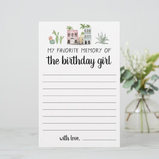 誕生日お気に入りのの女の子の私の記憶 (スタンド正面)