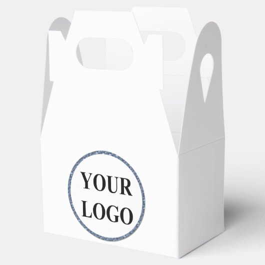 誕生日お気に入りボックスあなたのロゴの水色を追加 フェイバーボックス (オープン)