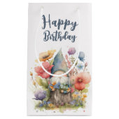 誕生日お洒落格言インガーデン スモールペーパーバッグ (正面)