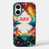 誕生日お洒落用HBD Case-Mate iPhoneケース (裏面)