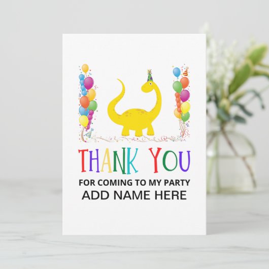 誕生日お礼カード サンキューカード (スタンド正面)