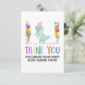 誕生日お礼カード サンキューカード (スタンド正面)