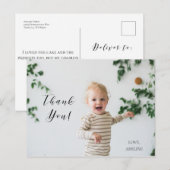 誕生日お礼フォトポストカード ポストカード (正面/裏面)