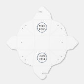 誕生日お礼ボックス ロゴを追加 水彩 フェイバーボックス (折り畳みなし)