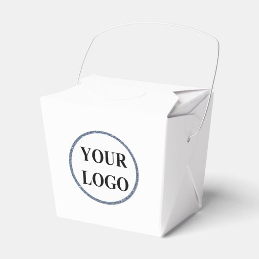 誕生日お礼ボックス ロゴを追加 水彩 フェイバーボックス (正面サイド)