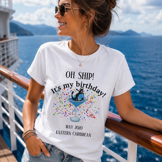 誕生日お祝いクルーズ旅行 Tシャツ