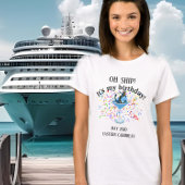 誕生日お祝いクルーズ旅行 Tシャツ