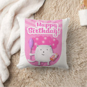 誕生日お祝いデザイン クッション (ブランケット)