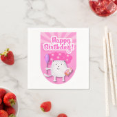 誕生日お祝いデザイン スタンダードカクテルナプキン (インサイチュ)