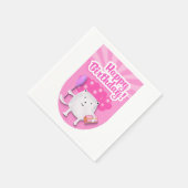 誕生日お祝いデザイン スタンダードカクテルナプキン (角)