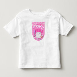 誕生日お祝いデザイン トドラーTシャツ