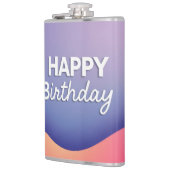 誕生日お祝いデザイン フラスク (左)