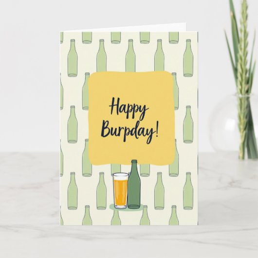 誕生日お祝いドリンクカード カード (正面)