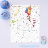 誕生日お祝い 2 チラシ (シングル)