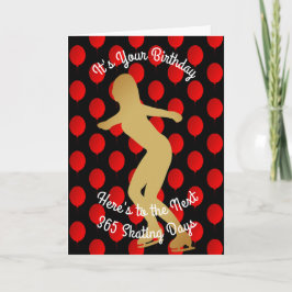 誕生日から次の365スケートで滑る日 カード