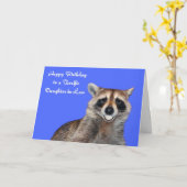 誕生日から義理の娘への挨拶状 カード (黄色い花)