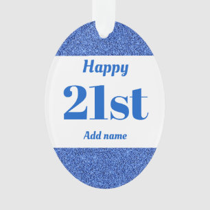 誕生日かわいらしギフトオーナメント21 オーナメント
