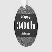 誕生日かわいらしパーソナライズされたプレゼントオーナメント30日 オーナメント (正面)