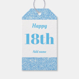 誕生日かわいらしパーソナライズされたプレゼントラベル18日 ギフトタグ