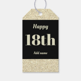 誕生日かわいらしパーソナライズされたプレゼントラベル18日 ギフトタグ