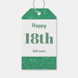 誕生日かわいらしパーソナライズされたプレゼントラベル18日 ギフトタグ