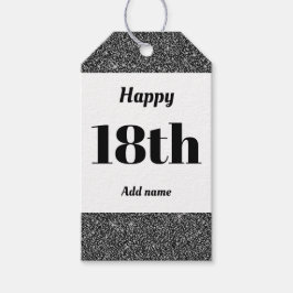 誕生日かわいらしパーソナライズされたプレゼントラベル18日 ギフトタグ