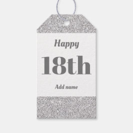 誕生日かわいらしパーソナライズされたプレゼントラベル18日 ギフトタグ