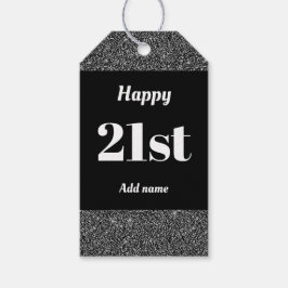 誕生日かわいらしパーソナライズされたプレゼントラベル21日 ギフトタグ