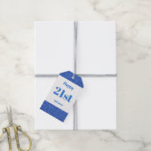 誕生日かわいらしパーソナライズされたプレゼントラベル21日 ギフトタグ (より糸付き)