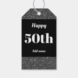 誕生日かわいらしパーソナライズされたプレゼントラベル50日 ギフトタグ